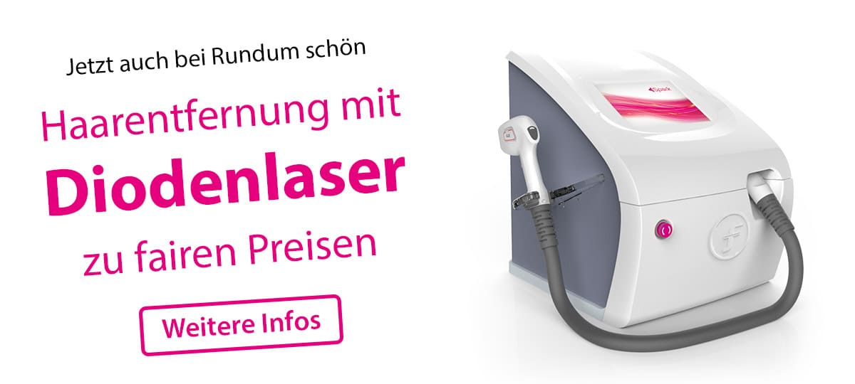 Haarentfernung mit Diodenlaser im Kosmetikstudio Rundum Sch&ouml;n in Wiener Neustadt