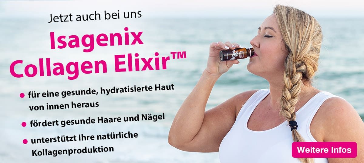 Isagenix Collagen Elixier bei Rundum schön 